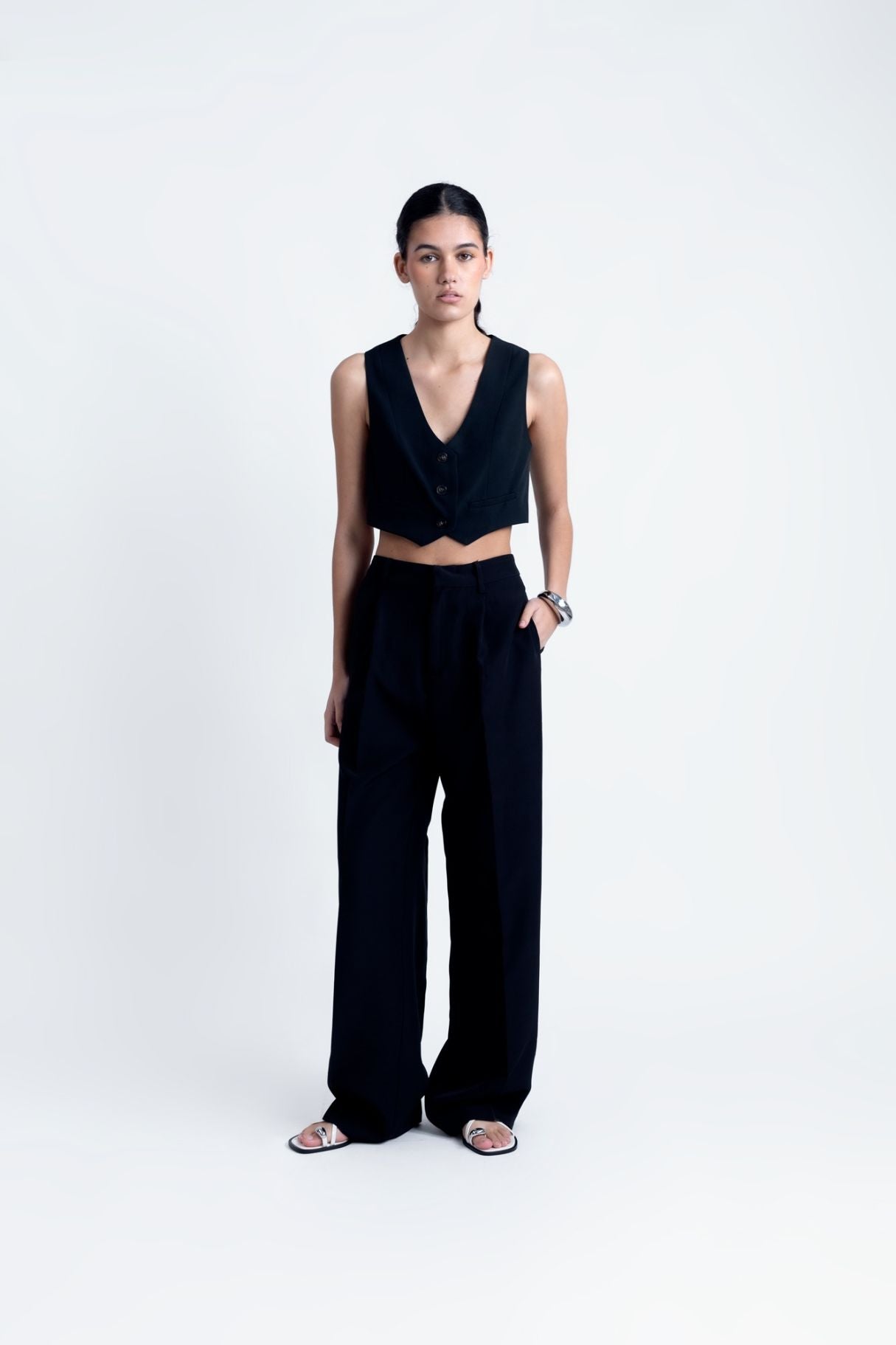 PANTALON PLIEGUES