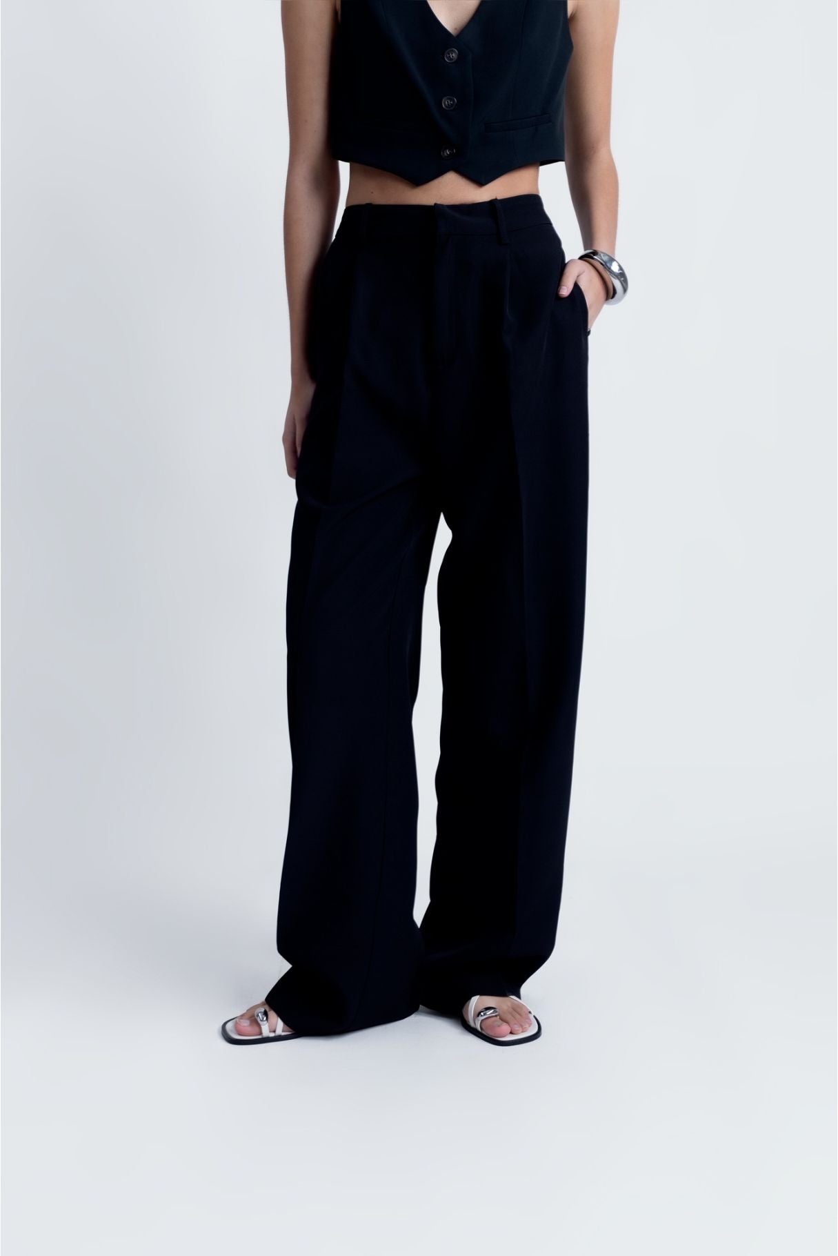 PANTALON PLIEGUES